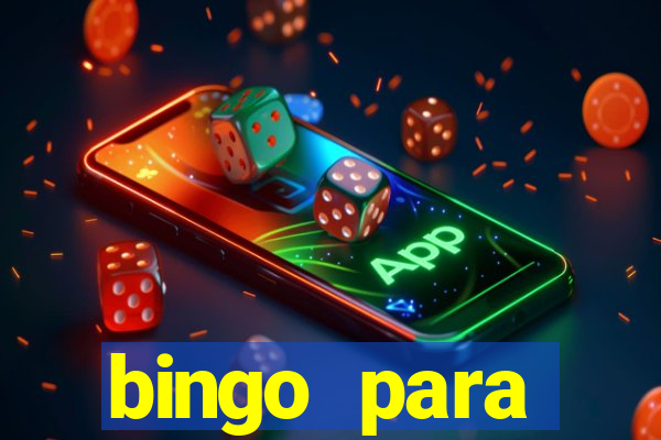 bingo para despedida de solteira para imprimir